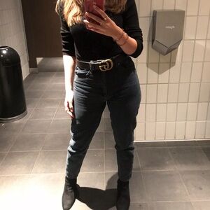 Zara classic mom fit jeans